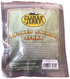 climax jerky salmon jerky package