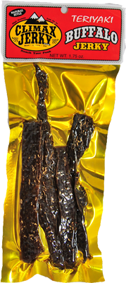 teriyaki buffalo jerky package