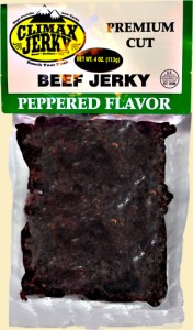 peppered beef jerky package