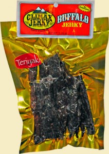 buffalo teriyaki jerky package