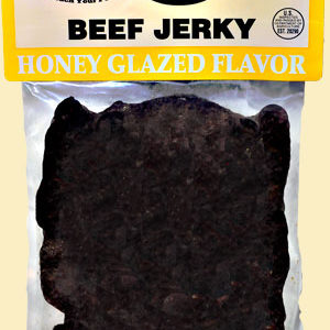 honey glazed beef jerky package
