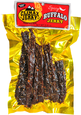 spicy buffalo jerky package