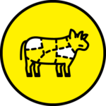 whole muscle jerky icon