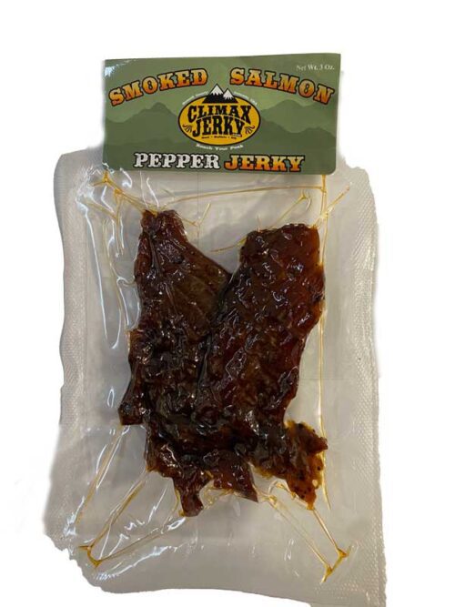 Peppered Salmon Jerky