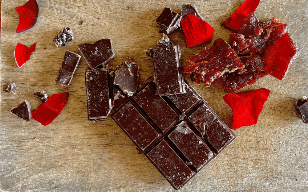 Honey Glazed Beef Jerky Chocolate Bar